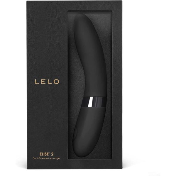 Lelo Elise 2 Dual Powered G Spot Vibrator Black BondageBox UK