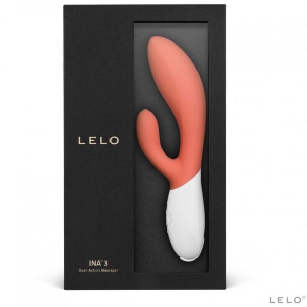 Lelo Ina 3 Dual Action Massager Coral BondageBox UK