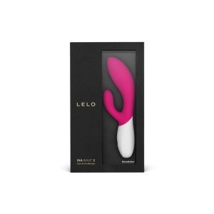 Lelo Ina Wave 2 Luxury Rechargeable Vibe Cerise BondageBox UK