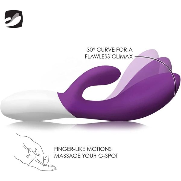 Lelo Ina Wave 2 Luxury Rechargeable Vibe Plum BondageBox UK