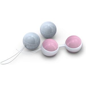 Lelo Luna Beads Pink And Blue BondageBox UK