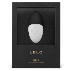 Lelo SIRI 2 Rechargeable Massager Black BondageBox UK