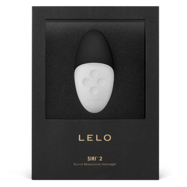 Lelo SIRI 2 Rechargeable Massager Black BondageBox UK