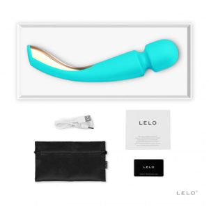 Lelo Smart Wand 2 Large Aqua BondageBox UK