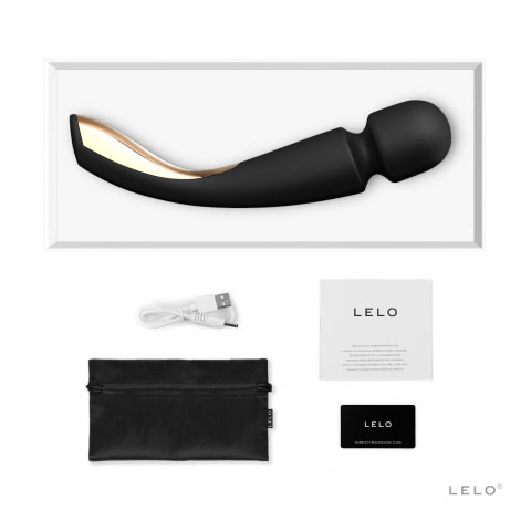 Lelo Smart Wand 2 Large Black BondageBox UK