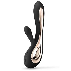Lelo Soraya 2 Dual Rabbit Vibrator Black BondageBox UK