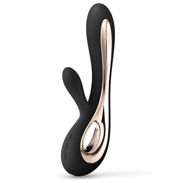 Lelo_Soraya_2_Dual_Rabbit_Vibrator_Black_BondageBox_x2 Lelo Soraya 2 Dual Rabbit Vibrator Black BondageBox UK