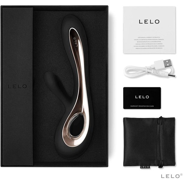Lelo Soraya 2 Dual Rabbit Vibrator Black BondageBox UK
