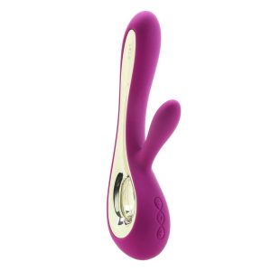 Lelo Soraya 2 Dual Rabbit Vibrator Deep Rose BondageBox UK