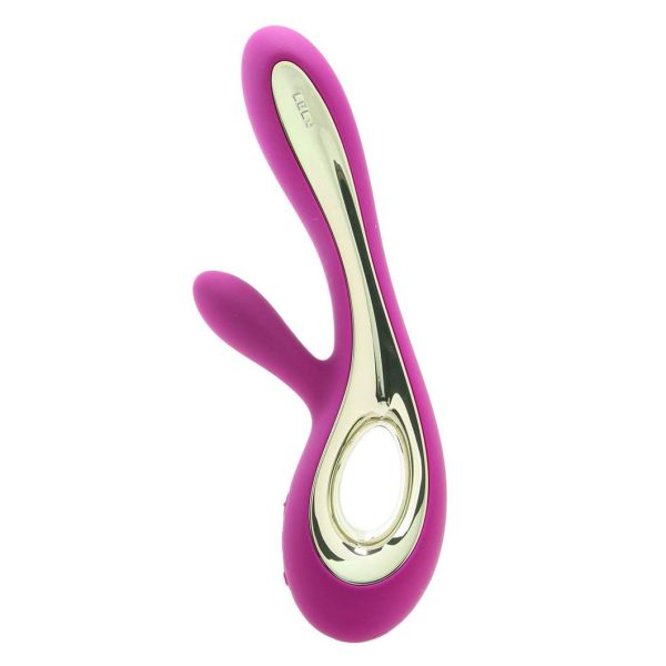 Lelo Soraya 2 Dual Rabbit Vibrator Deep Rose BondageBox UK