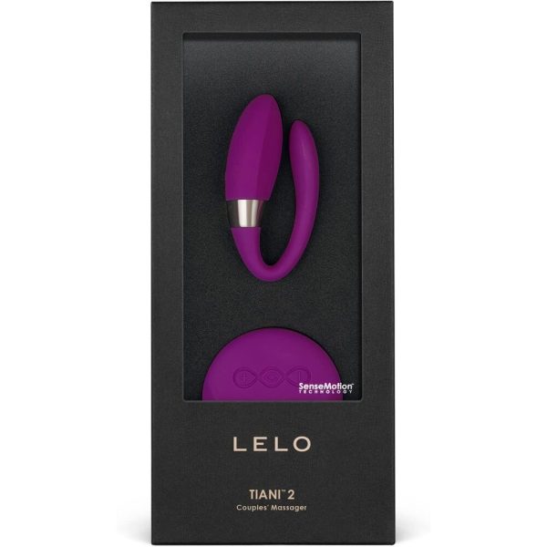Lelo Tiani 2 Couples Massager Deep Rose BondageBox UK