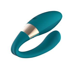 Lelo Tiani Duo Couples Massager Ocean Blue BondageBox UK