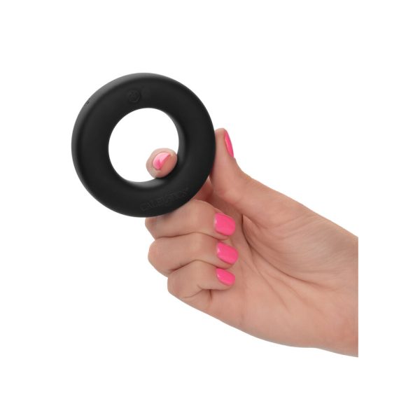 Link Up Optimum Vibrating Cock Ring Set Black BondageBox UK