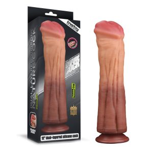 Lovetoy 12 Inch Dual Layered Silicone Horse Cock BondageBox UK