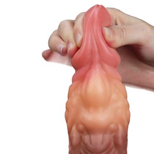 Lovetoy 7 Inch Dual Layered Silicone Cock BondageBox UK