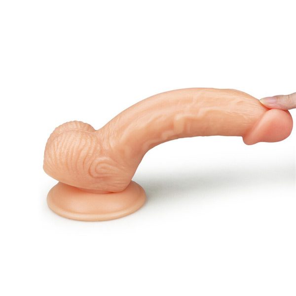 Lovetoy 8 Inch The Ultra Soft Dude Dildo BondageBox UK