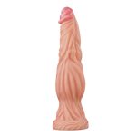Lovetoy 9.5 Inch Dual Layered Silicone Cock Flesh Pink BondageBox UK
