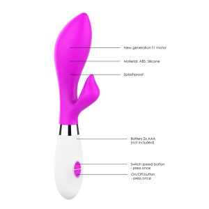 Luminous Achelois Ultra Soft Clit Stim Vibe Fuchsia BondageBox UK