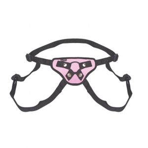Lux Fetish Pretty In Pink Strap On Harness BondageBox UK