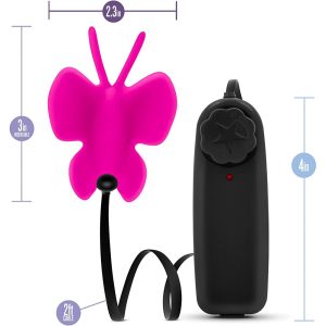 Luxe Butterfly Clitoral Teaser Fuchsia BondageBox UK