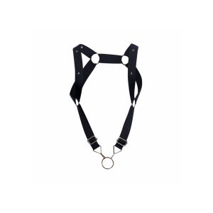 Male Basics Dngeon Straight Back Harness With Cock Ring BondageBox UK