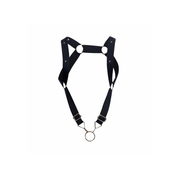Male Basics Dngeon Straight Back Harness With Cock Ring BondageBox UK