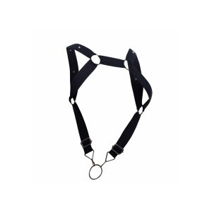 Male Basics Dngeon Straight Back Harness With Cock Ring BondageBox UK