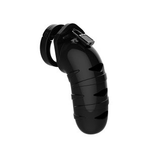 Man Cage 05 Male 5.5 Inch Black Chastity Cage BondageBox UK