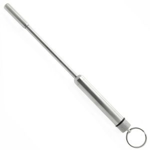 Master Series 7.5 Inch Stainless Steel Vibrating Urethral Sound BondageBox UK
