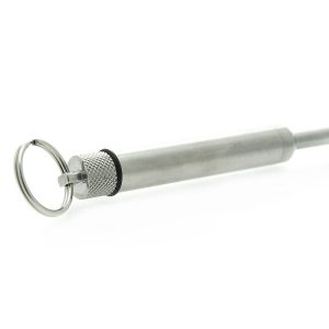 Master Series 7.5 Inch Stainless Steel Vibrating Urethral Sound BondageBox UK