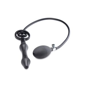 Master Series Devils Rattle Inflatable Anal Plug With Cock Ring BondageBox UK