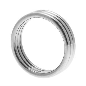 Master Series Echo Stainless Steel Triple Cock Ring ML BondageBox UK