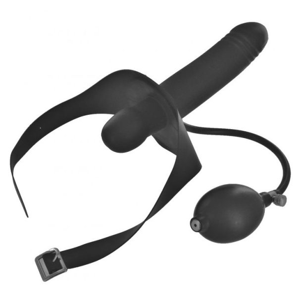 Master Series Inflatable Gag With Dildo BondageBox UK