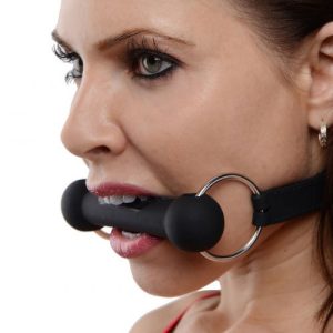 Master Series Mr. Ed Lockable Silicone Horse Bit Gag BondageBox UK