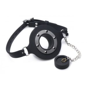 Master Series Pie Hole Silicone Feeding Gag BondageBox UK