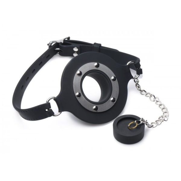 Master Series Pie Hole Silicone Feeding Gag BondageBox UK