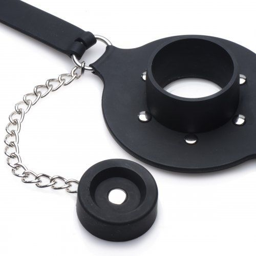 Master Series Pie Hole Silicone Feeding Gag BondageBox UK