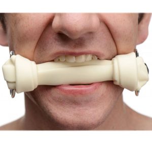 Master Series Silicone Dog Bone Gag BondageBox UK