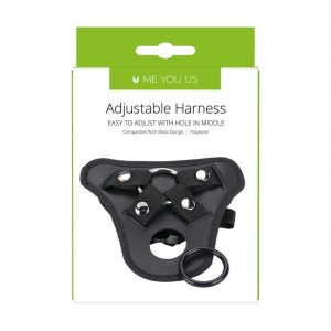 Me You Us Adjustable Harness Black BondageBox UK