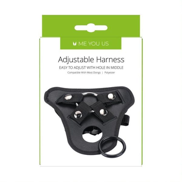Me You Us Adjustable Harness Black BondageBox UK
