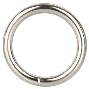 Medium Silver Cock Ring BondageBox UK