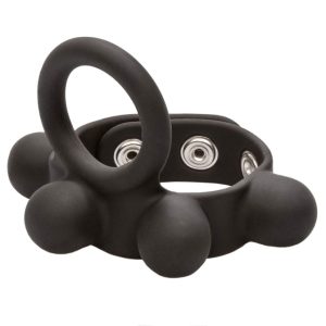 Medium Weighted Penis Ring and Ball Stretcher BondageBox UK