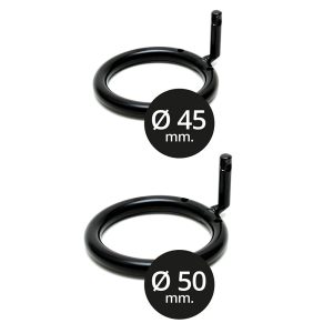 Metal Male Chastity Device With Padlock BondageBox UK