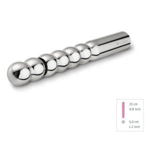 MyStim Ballzac Metal Dildo BondageBox UK