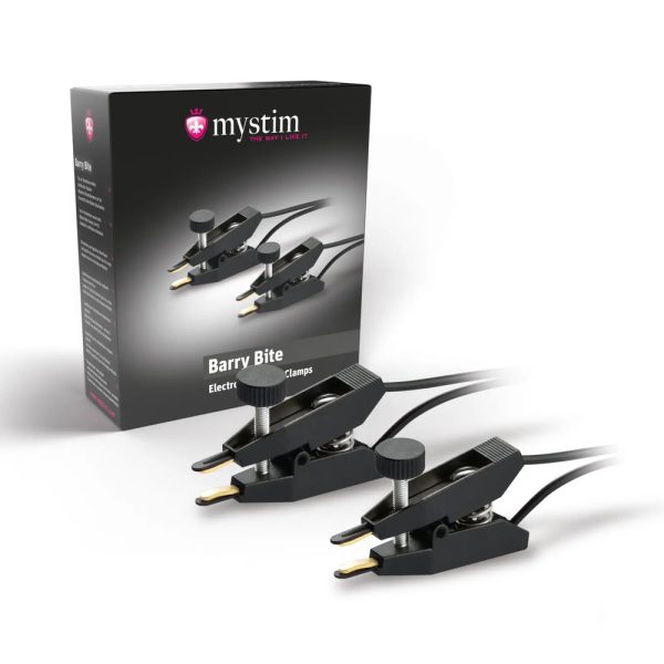 MyStim Barry Bite E Stim Nipple Clamps BondageBox UK