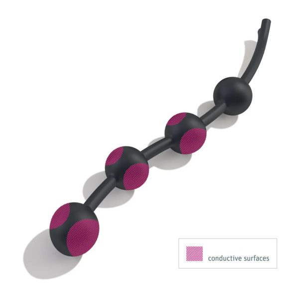 MyStim Booty Garland Large E Stim Anal Beads BondageBox UK