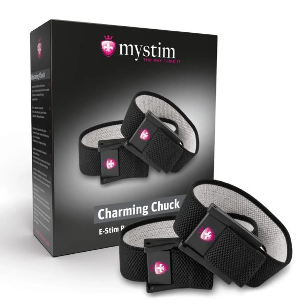 MyStim Charming Chuck Penis E Stim Strap Set BondageBox UK