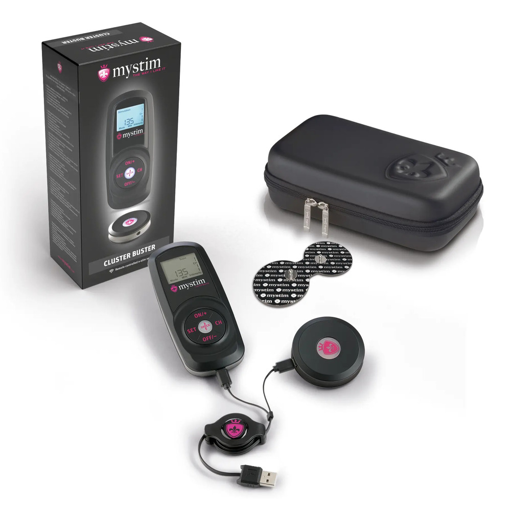 MyStim Cluster Buster E-Stim Unit | BondageBox | Free Delivery