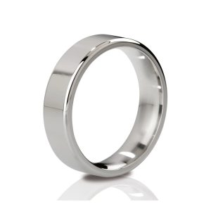 MyStim Duke Stainless Steel Polished Cock Ring BondageBox UK