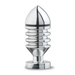 MyStim Hector Helix Large Aluminium Butt Plug BondageBox UK